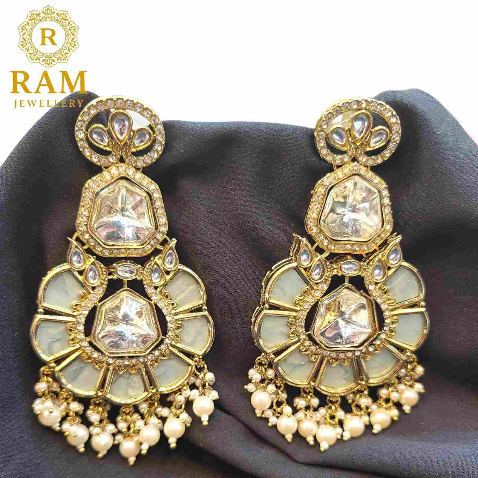 UNCUT KUNDAN EARING